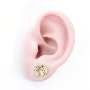 Серьга-гвоздик. Планета. SE3001