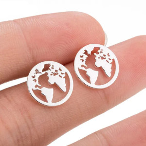 Серьга-гвоздик. Планета. SE3001